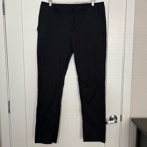 O'Neill Mens Pants Size 36 Black Modern Fit Stretch Chino Cotton Comfort